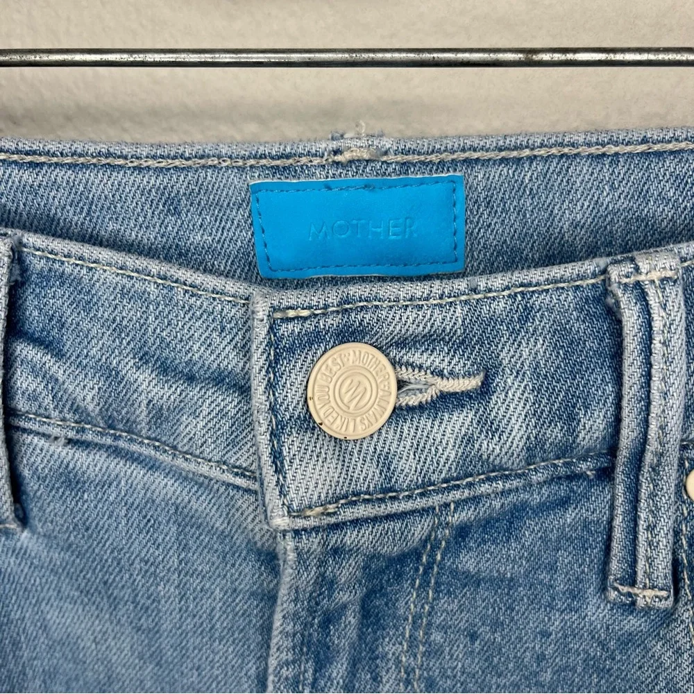 Mother Light Wash High Waisted Tunnel Vision Sneak Sippin’ Sweet Tea - Picture 11 of 16